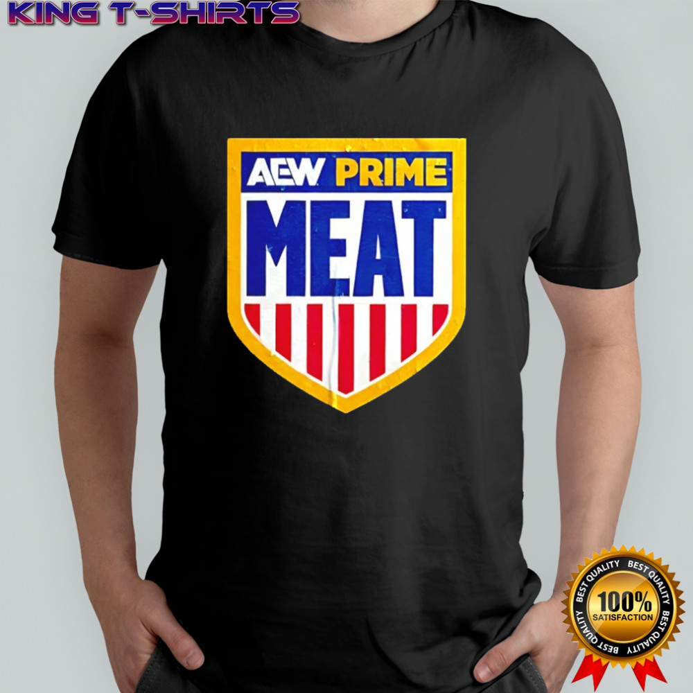 AEW Prime Meat logo shirt