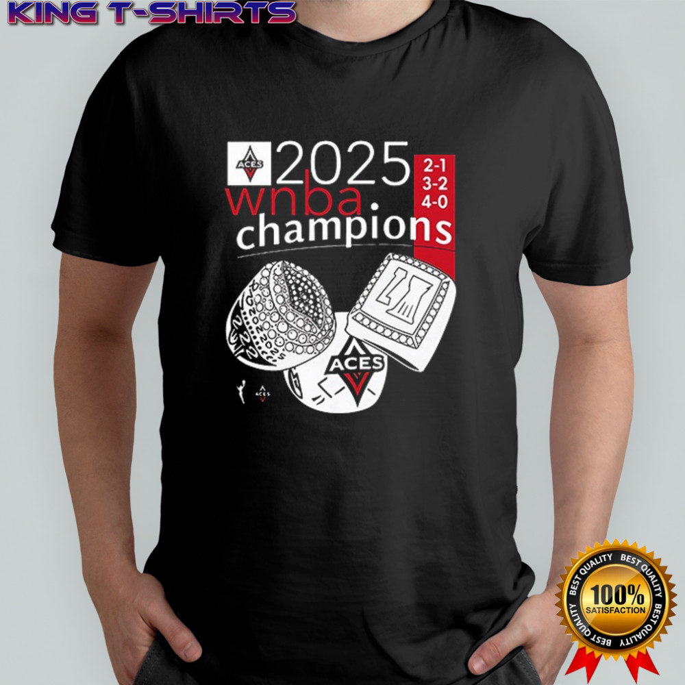 A’ja Wilson Las Vegas Aces 2025 NBA champions 3 time re’gression year shirt