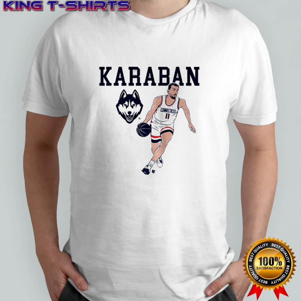 Alex Karaban Name Pose UConn Huskies Basketball Big East Conference shirt