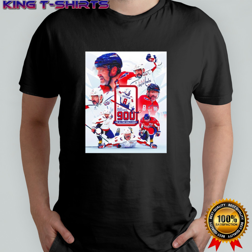 Alex Ovechkin 900 Goals NHL all-time goals leader shirt