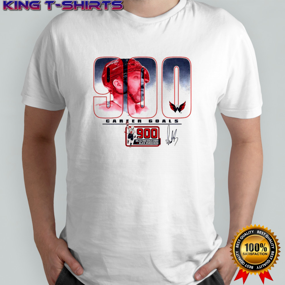 Alexander Ovechkin Washington Capitals 900th Career Goal signature shirt