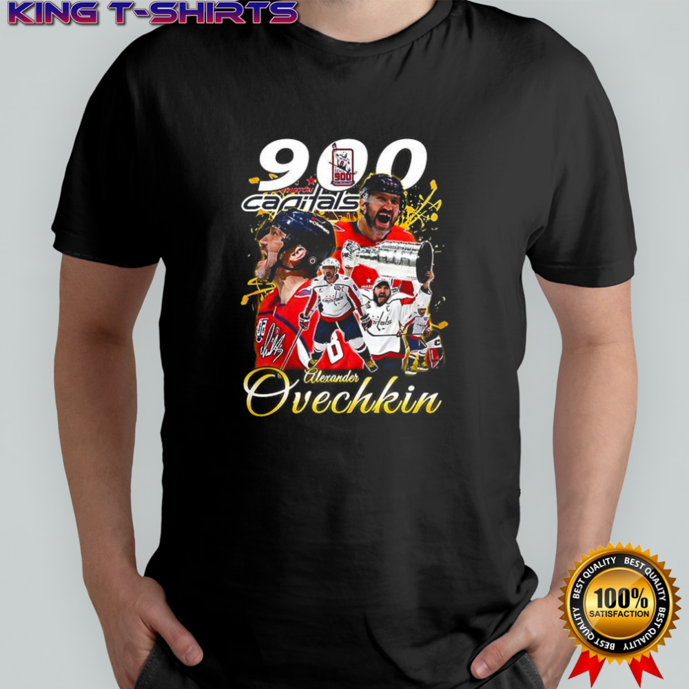 Alexander Ovechkin Washington Capitals NHL 900 goals graphic shirt