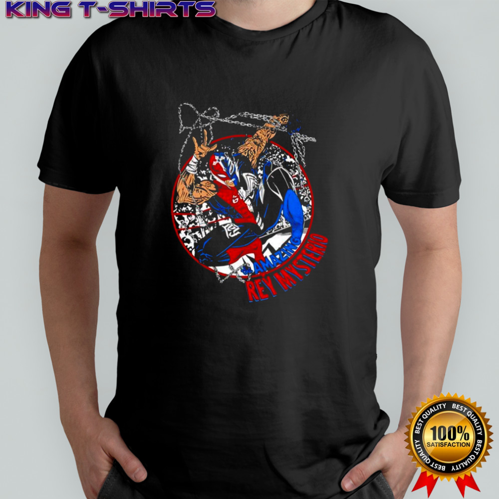 Amazing Rey Mysterio comic shirt