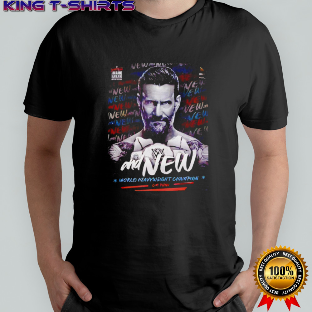 And New World Heavyweight Champion CM Punk shirt