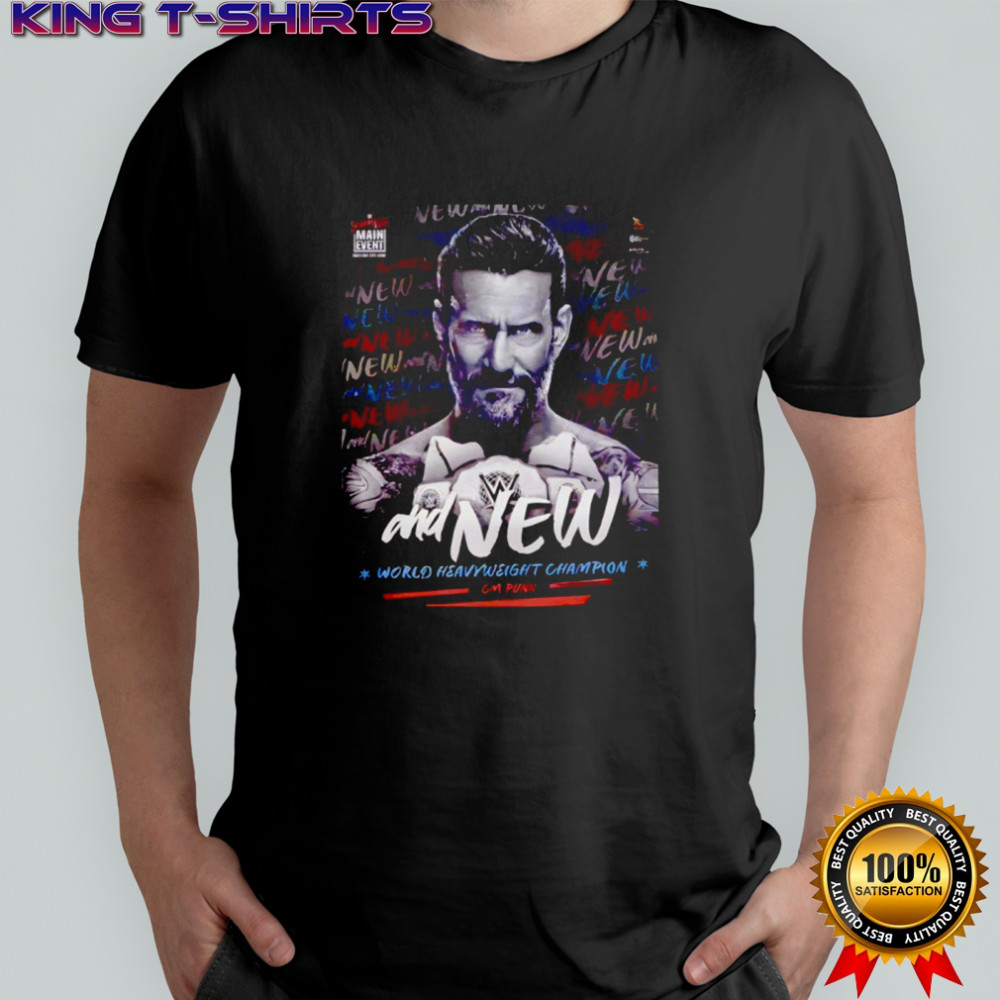 And New World Heavyweight Champion CM Punk shirt