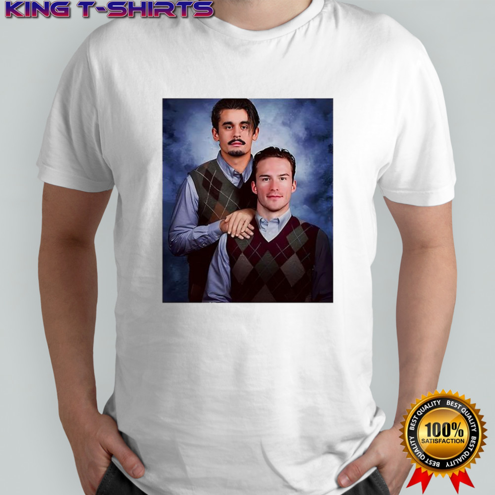Andrei Svechnikov and Seth Jarvis Carolina Step Brothers shirt