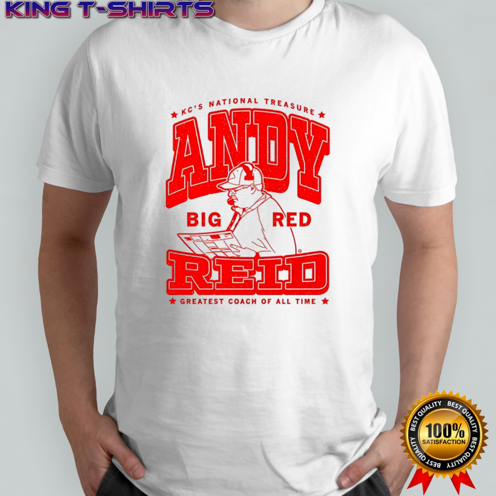 Andy Reid Kansas City Chiefs KC’s National Treasure greatest coach of all time shirt