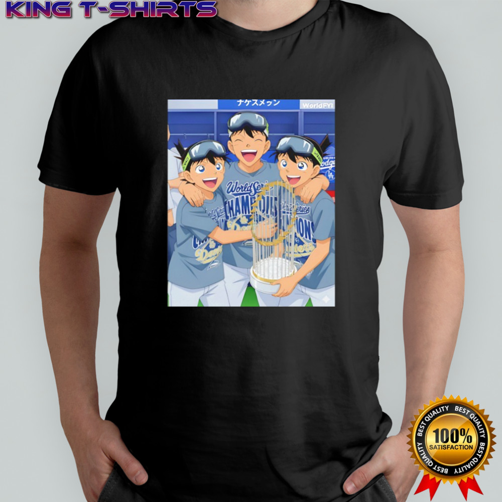 Anime character Los Angeles Dodgers World Series Champions 2025 MLB shirt