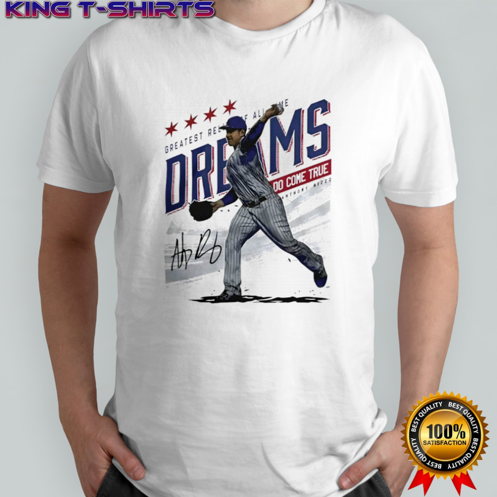 Anthony Rizzo Chicago C pitching do come true debut MLB shirt