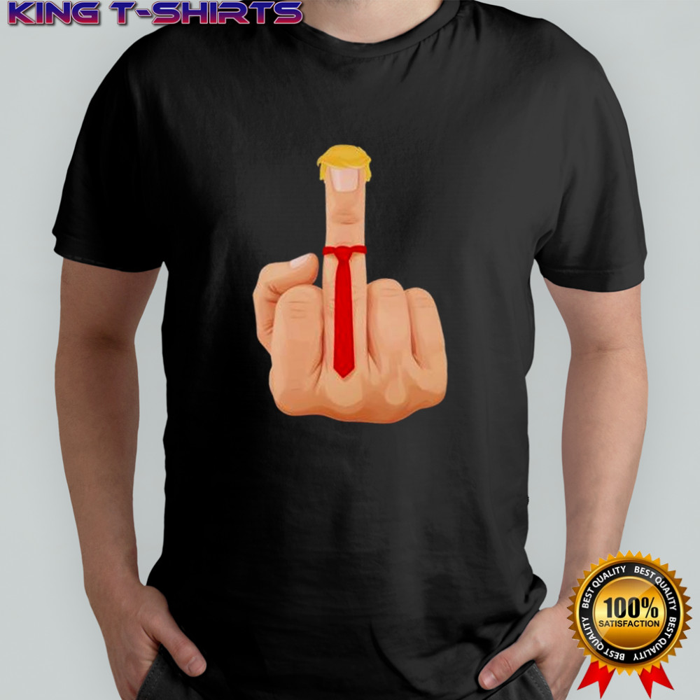 Anti Trump Middle Finger Graphic shirt
