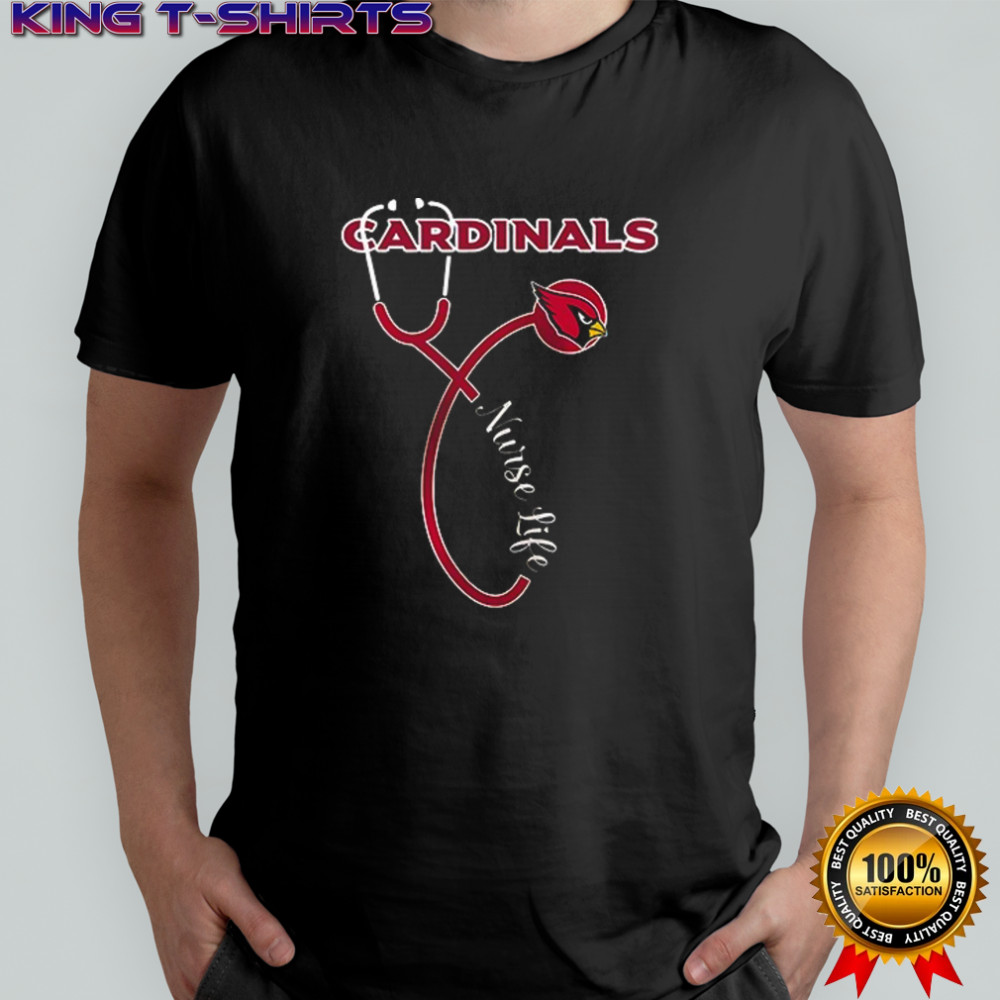 Arizona Cardinals x Nurse life it’s a work of heart shirt