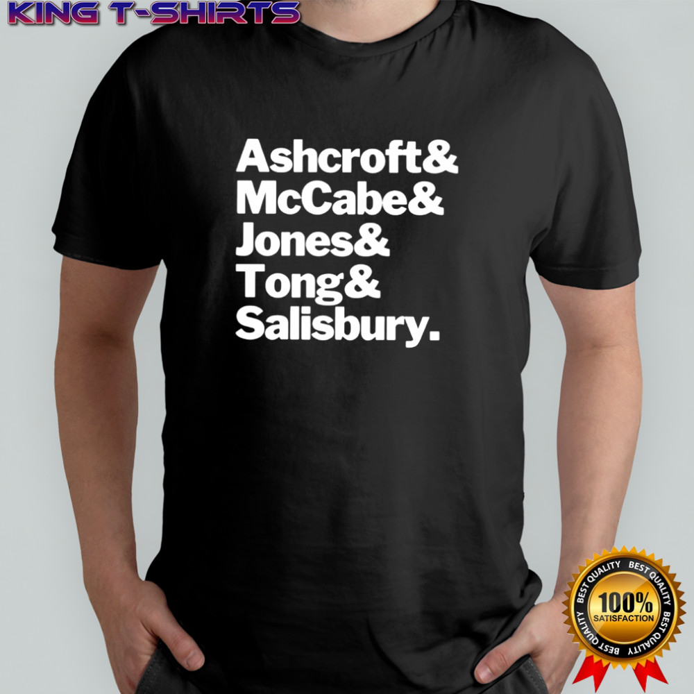Ashcroft and McCabe and Jones and Tong and Salisbury shirt