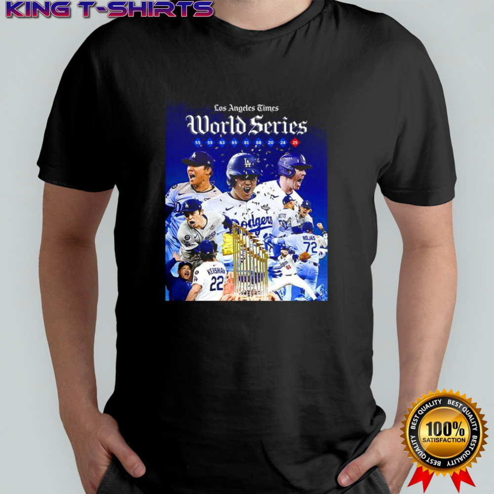 Back-to-back World Series Champion 2025 Los Angeles Dodgers shirt