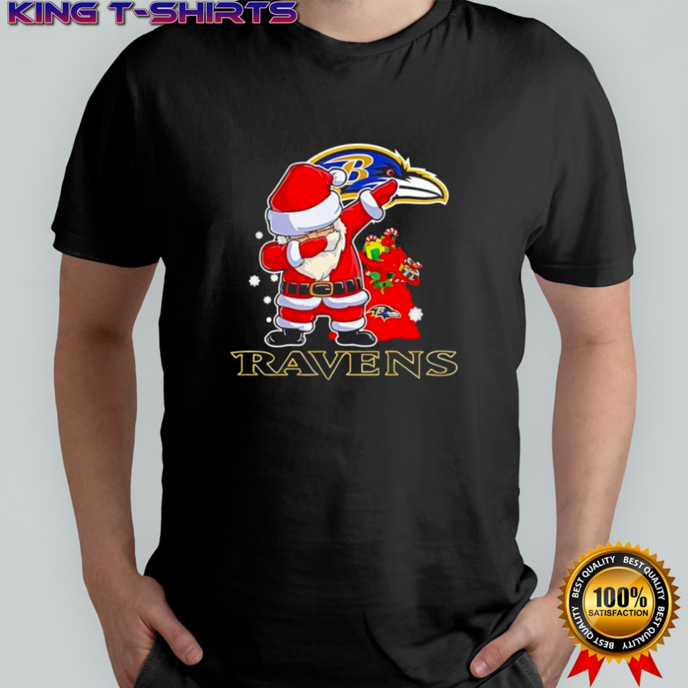 Baltimore Ravens Dabbing Santa Christmas shirt