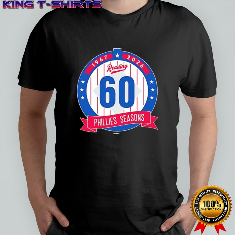 Bimmridder Graphite Heather Phillies Affiliate 60th Anniversary shirt