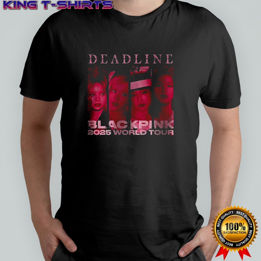 Black Pink Deadline Tour 2025 World Tour shirt
