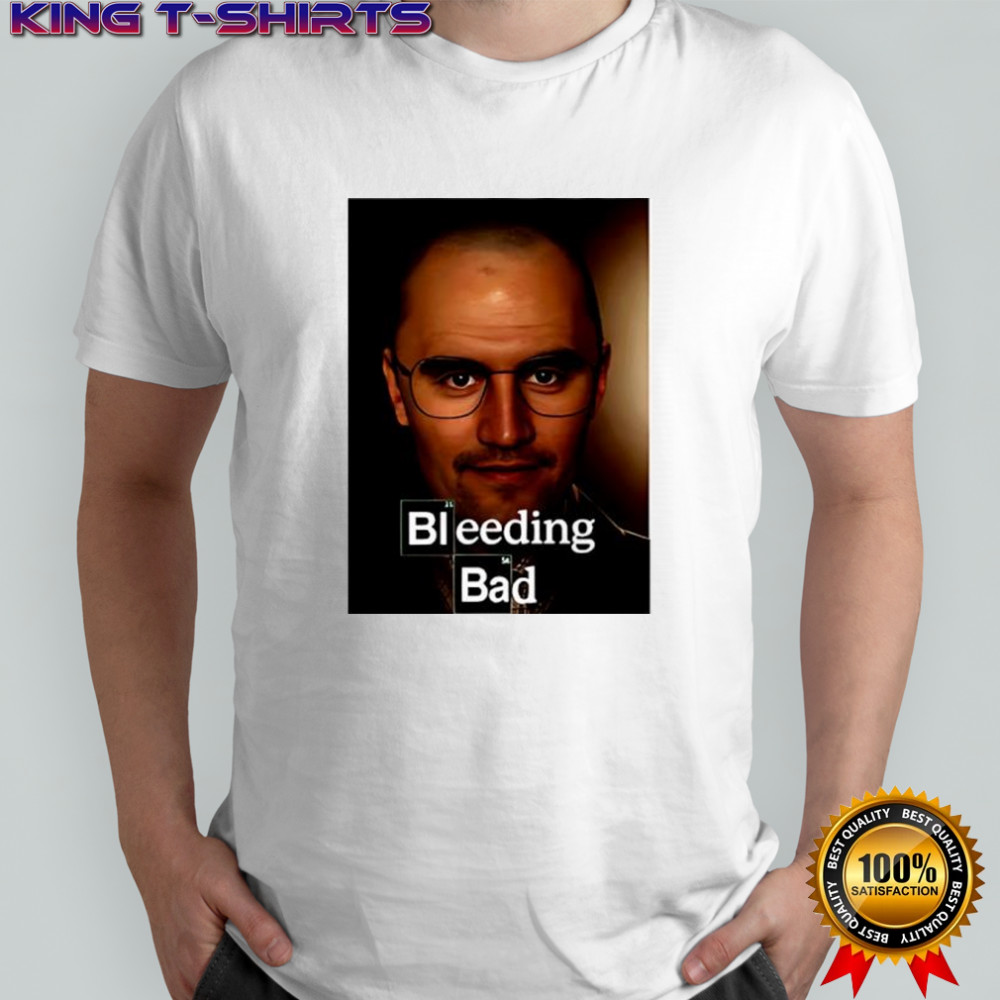 Bleeding Bad the man graphic shirt