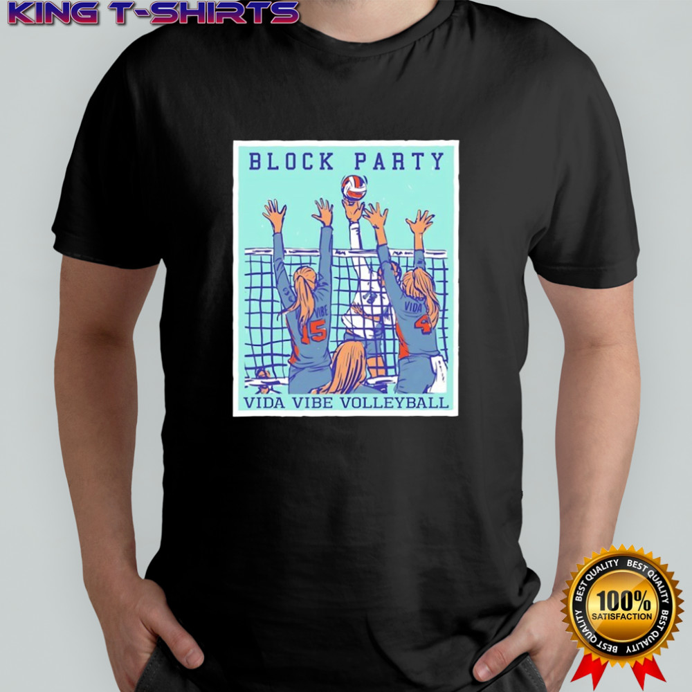 Block party Pura Vida volleyball shirt