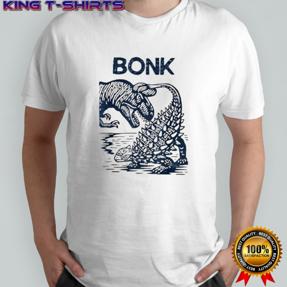 Bonk Dinosaur Funny Prehistoric Humor shirt