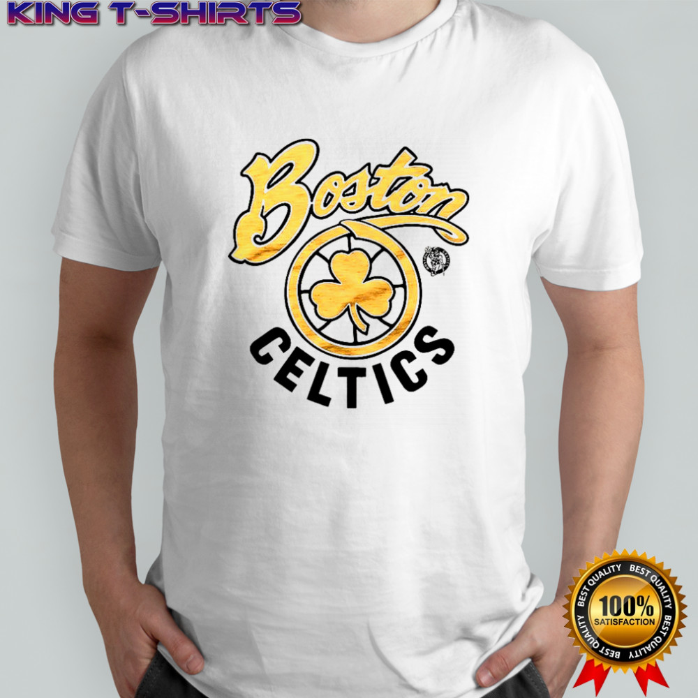 Boston Celtics basketball 2025 clover logo shirt