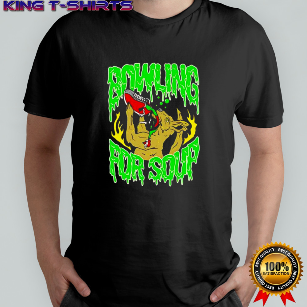 Bowling for Soup rhinoceros bowling shoe logo shirt