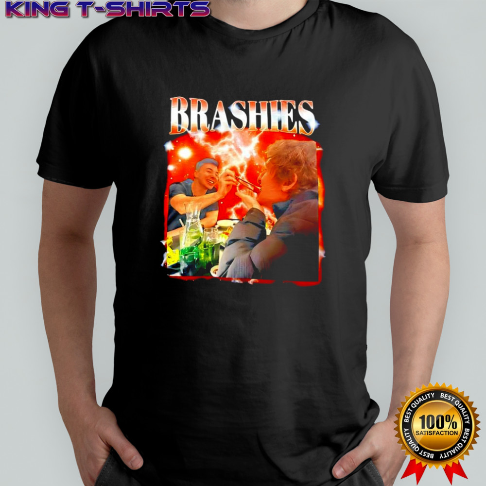 Brashies Two Man graphic eating shirt