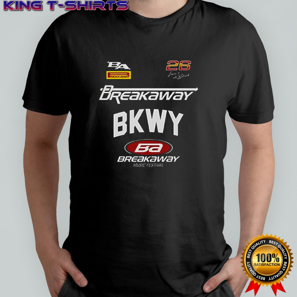 Breakaway Festival 2026 National Tour world champions schedule shirt