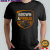 Brown and Proud UPS UPS Driver Pride logo shirt