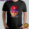 Bryce Harper Philadelphia Phillies head graphic signature shirt