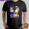 Buffalo Bills x Buffalo Sabres Snoopy Charlie Brown shirt