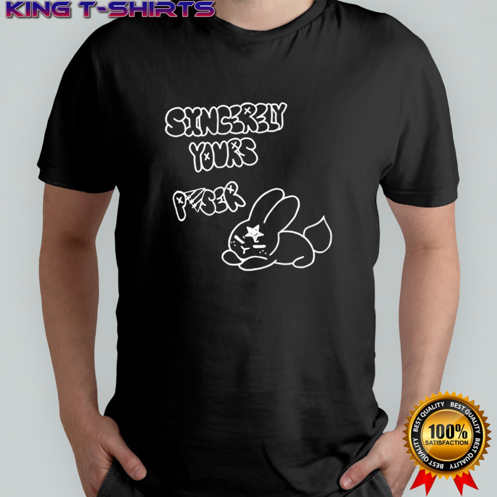 Bunny sincerely yours poser shirt