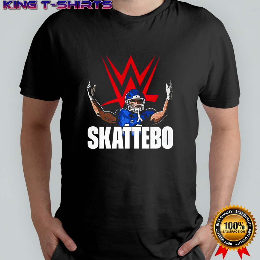 Cam Skattebo WWE New York Giants 2025 shirt