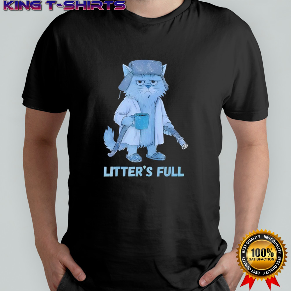 Cat Litter’s full blue shirt