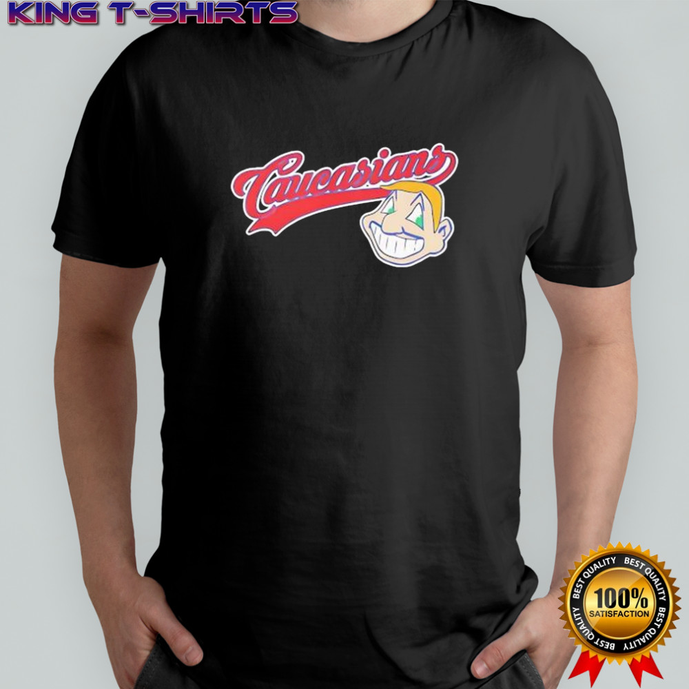 Caucasians Indians parody shirt