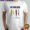 Cboystv Life Wide Open Ice Live Bait Ice Cold Beer Lure Fishing T-shirt