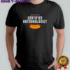 Certified Hotdogologist graphic design shirt