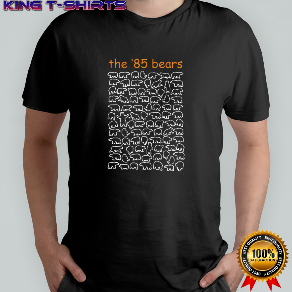 Chicago Bears football the 85 Bears 1985 retro shirt