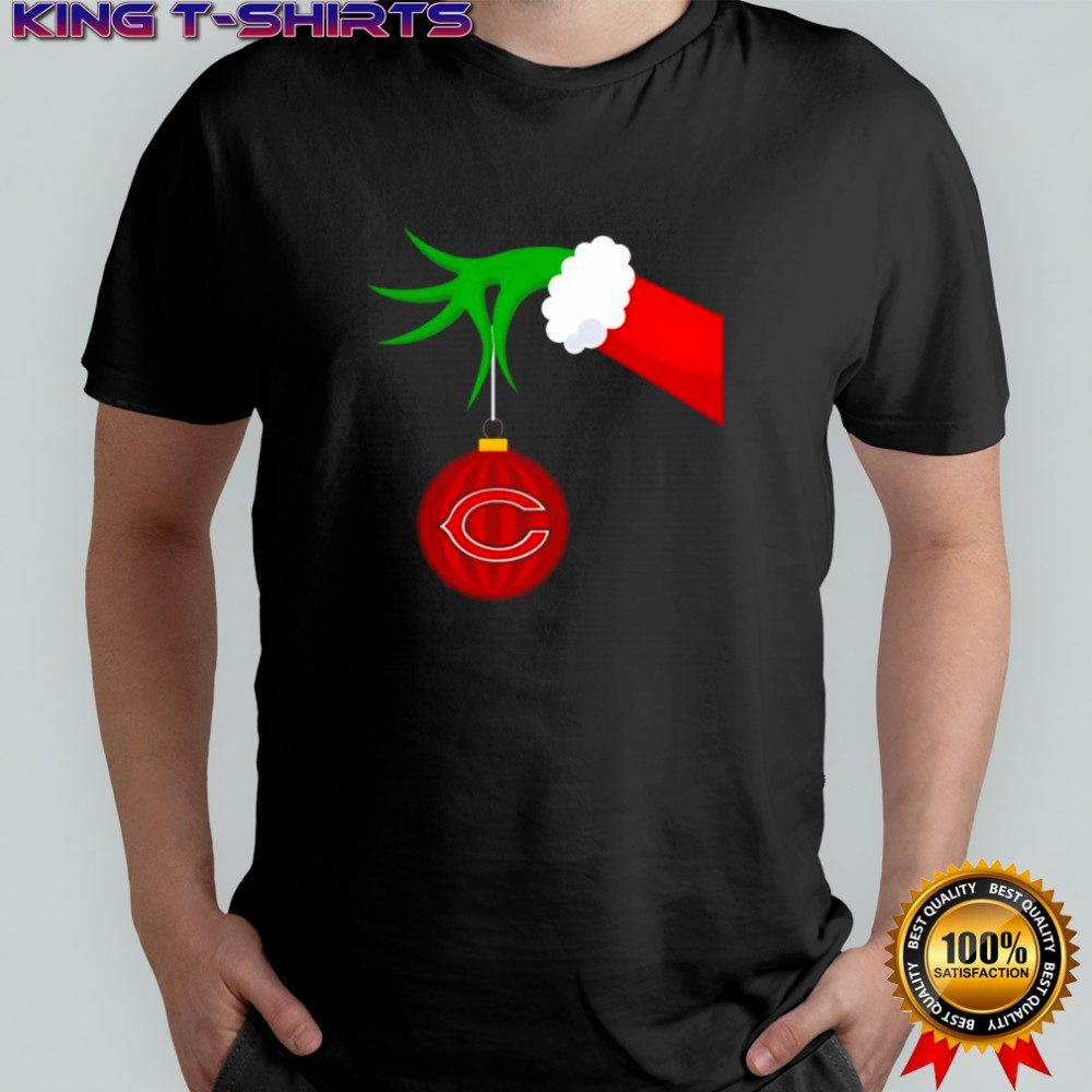 Chicago Bears Grinch Hand Holiday Christmas shirt