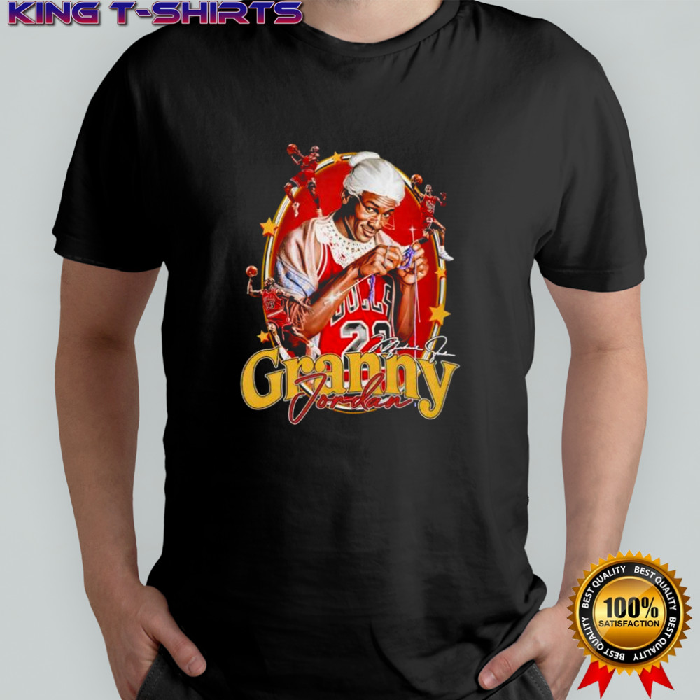 Chicago Bulls Jordan Granny signature graphic shirt