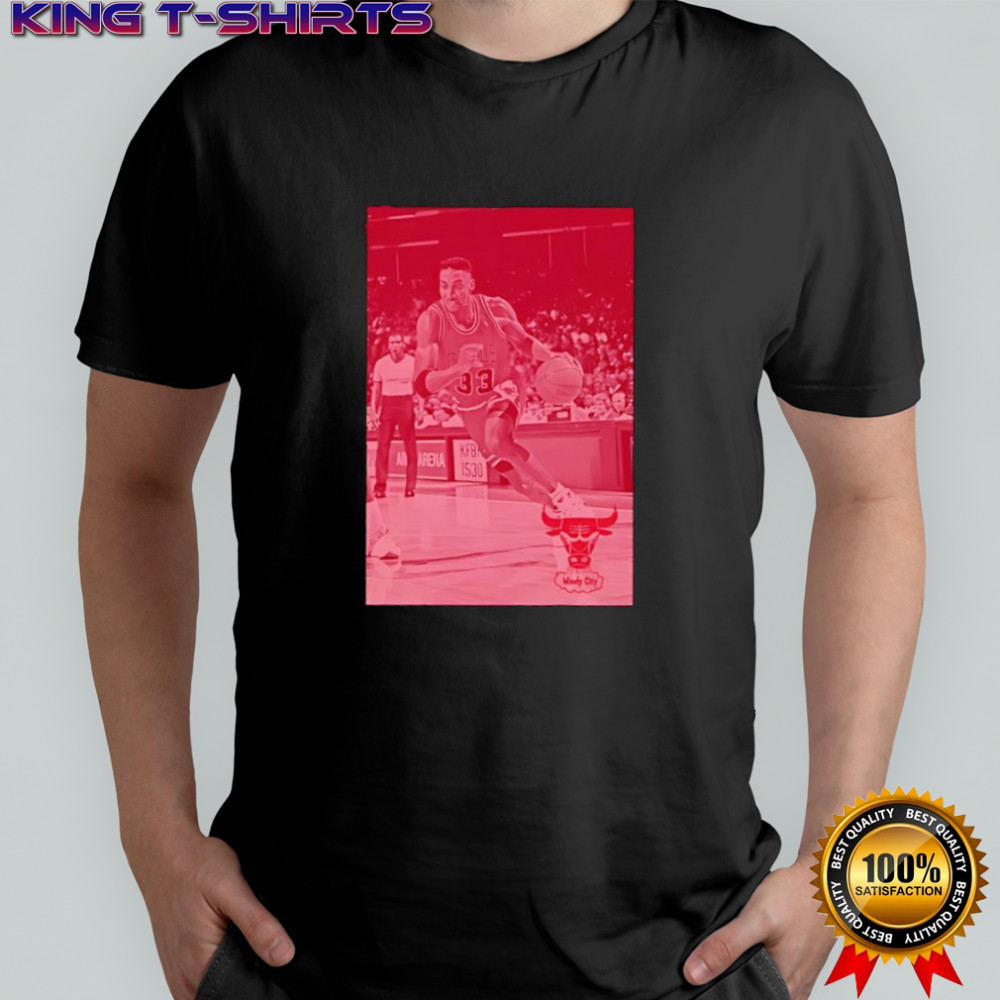 Chicago Bulls Scottie Pippen Photo graphic shirt