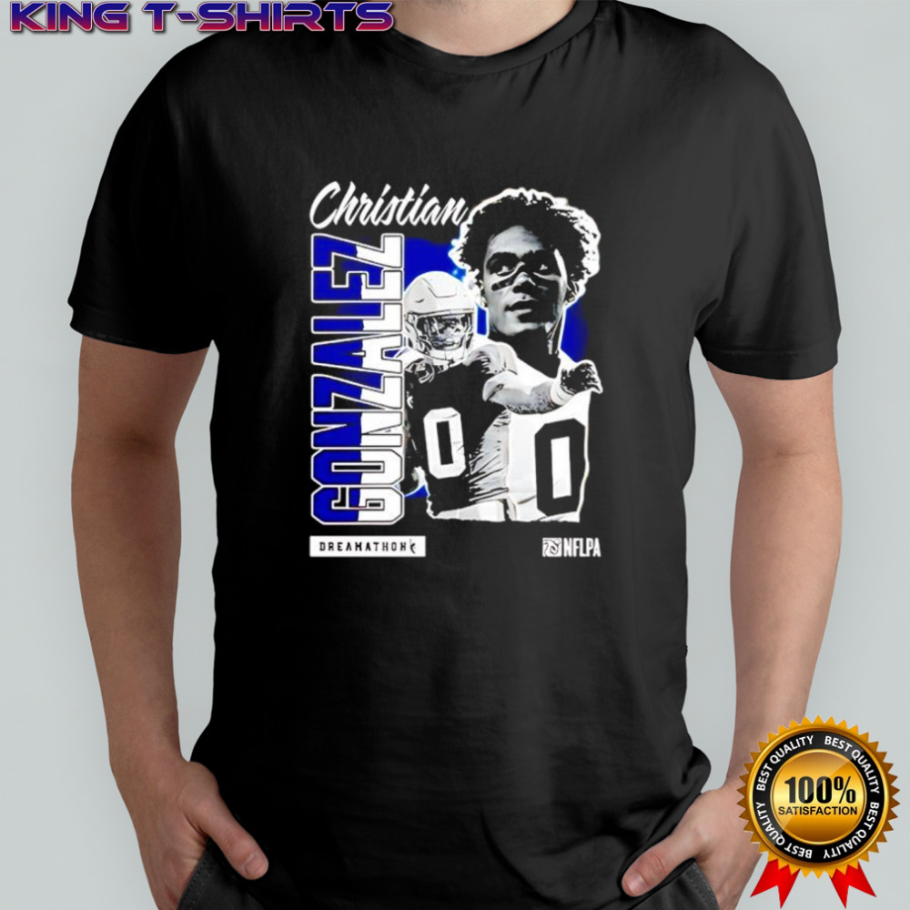 Christian Gonzalez NFL players Quarterback shirt