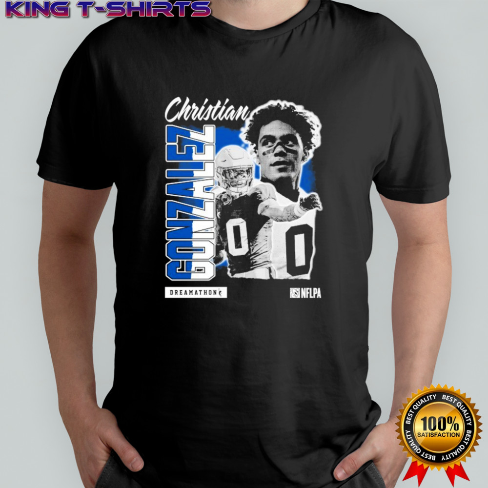 Christian Gonzalez NFLPA Dreamathon T-shirt