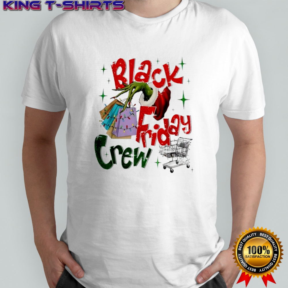 Christmas Black Shopping Family Funny Friday Shopping Crew shirt