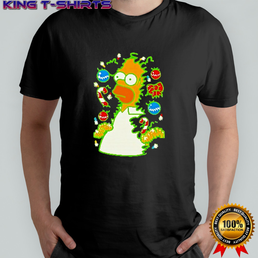 Christmas hideout homer Simpson Bushes shirt