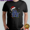 Christmas light bulb Los Angeles Dodgers baseball World Series 2025 Christmas shirt