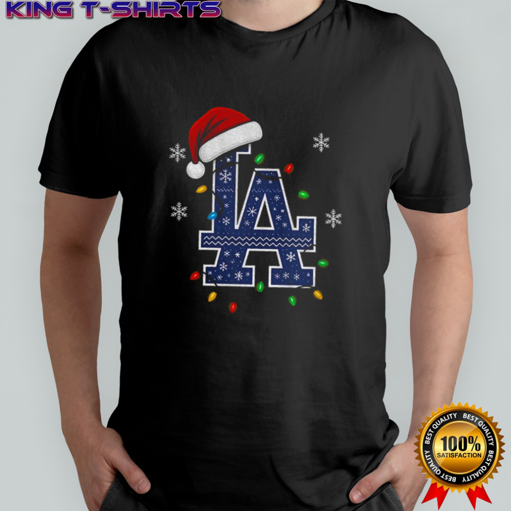 Christmas light bulb Los Angeles Dodgers baseball World Series 2025 Christmas shirt
