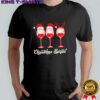 Christmas Spirits Glasses Of Wine Holiday shirt