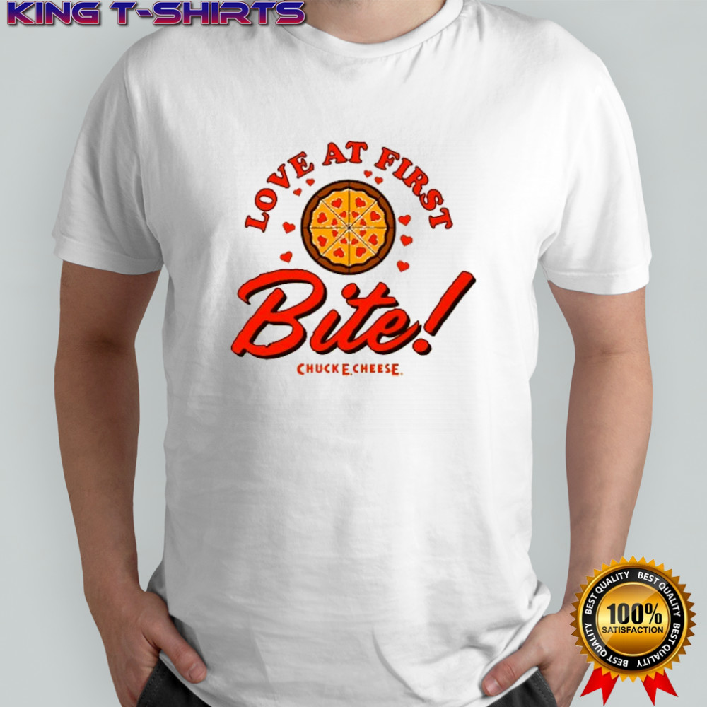 Chuck E Cheese Love At First Bite T-shirt