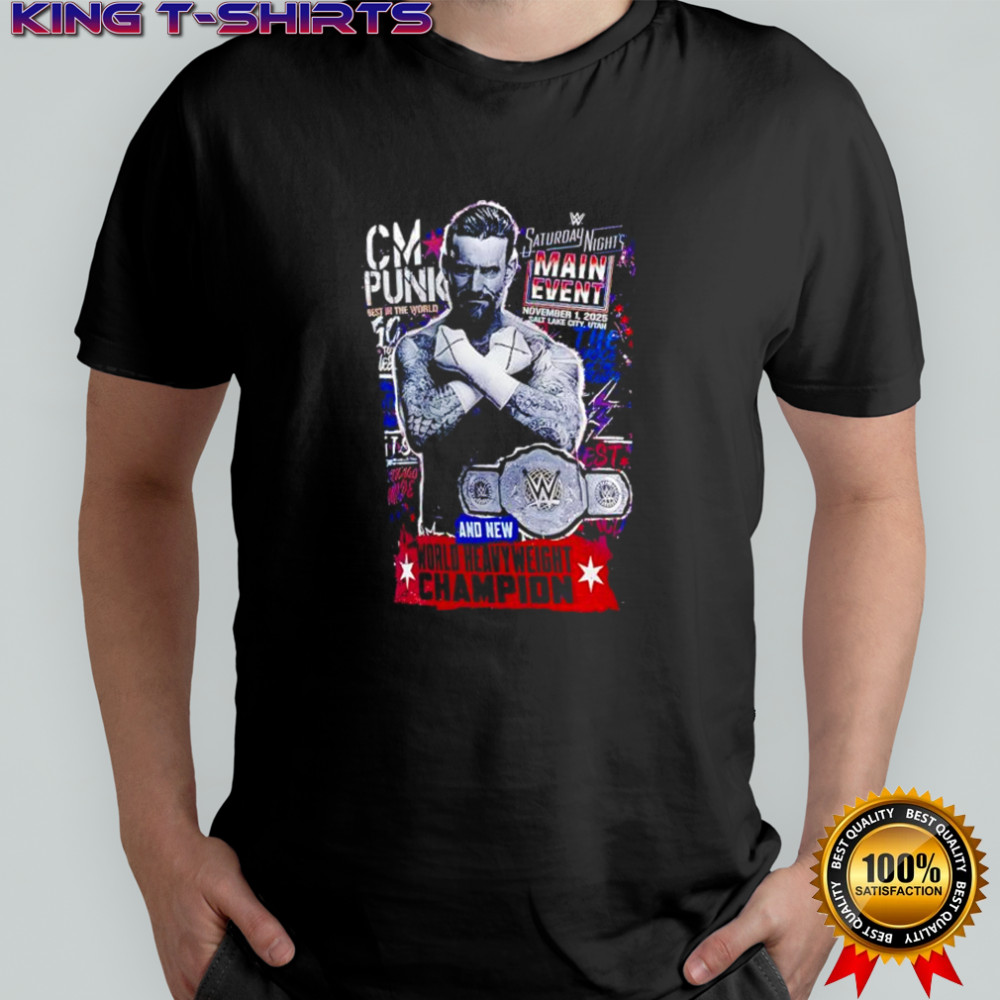 CM Punk Saturday Night’s Main Event Winner graphic shirt