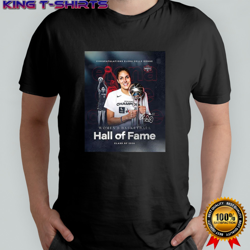Congratulations Elena Delle Donne Women’s basketball hall of fame shirt